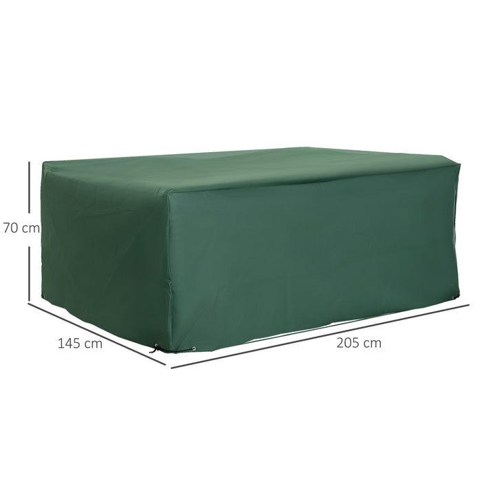 600D Oxford Garden Furniture Cover - Waterproof, Anti-UV Outdoor Patio Set Protector - Ideal for Rattan Furniture & Large Seating Arrangements