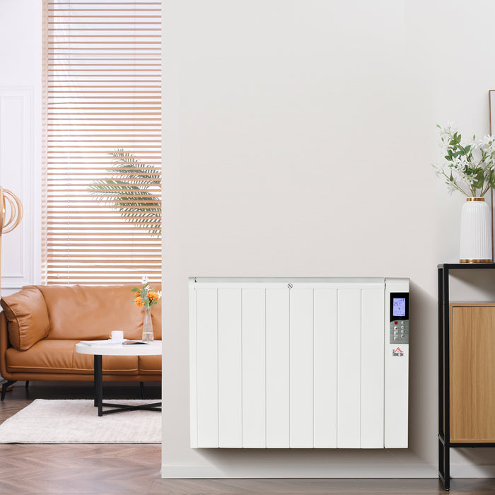 Convector Radiator Heater - Quiet, Freestanding or Wall-Mounted Electric Panel Heater with Window Detection - Ideal for Heating Home Spaces Efficiently