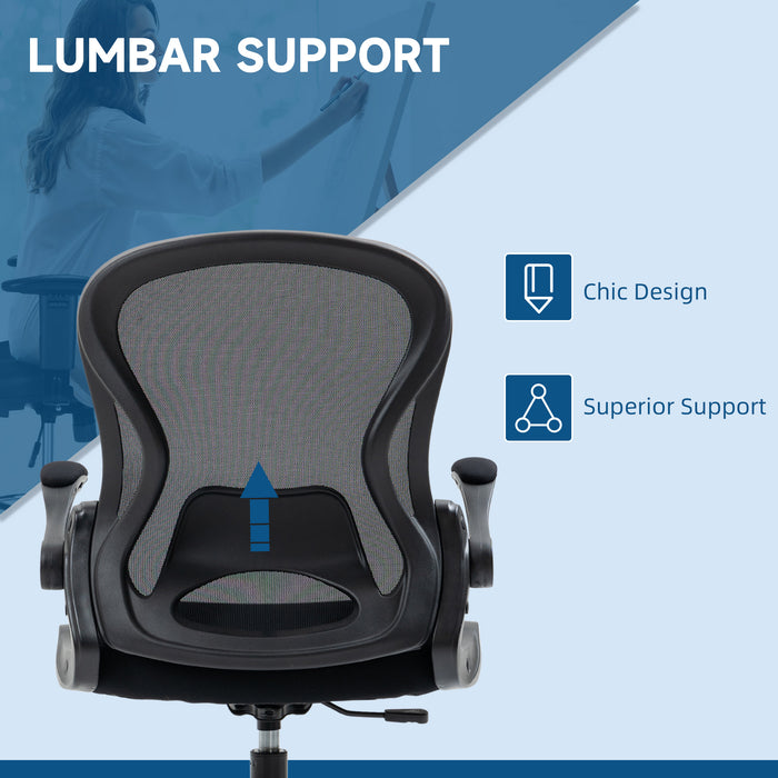 Ergonomic Standing Desk Chair with Adjustable Armrests and Lumbar Support - Includes Footrest Ring for Comfort - Ideal for Home Office and Standing Desks