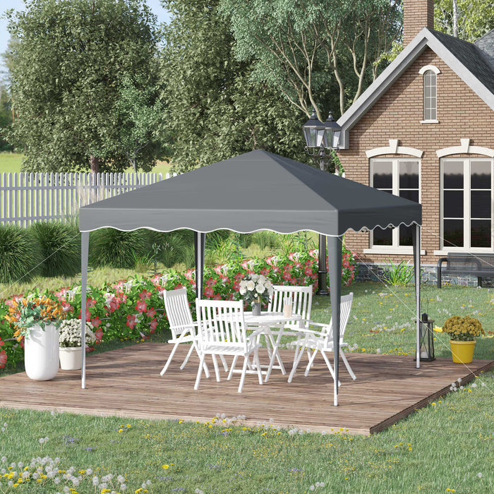 3x3m Pop-Up Gazebo - Heavy-Duty Outdoor Camping and Party Tent with Portable Carry Bag - Ideal Shelter for Events, Picnics & Gardens