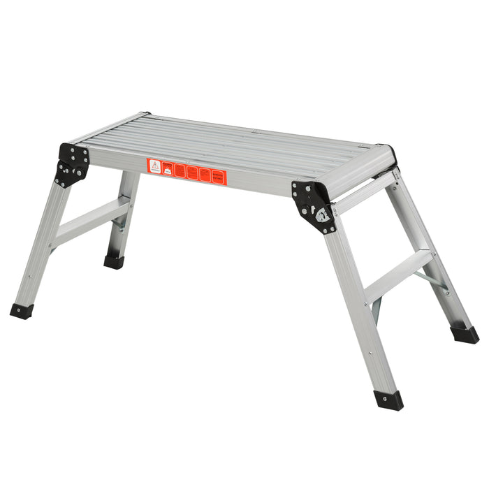 Professional Aluminum Folding Workbench - 109cm Length, 40cm Width, 50cm Height Portable Stand - Ideal for Contractors and DIY Enthusiasts