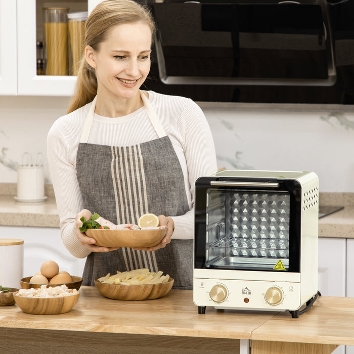 Convection Mini Oven & Grill - 15L Electric Kitchen Appliance with Adjustable Temperature, Timer, and Accessories - Perfect for Small Spaces and Efficient Baking